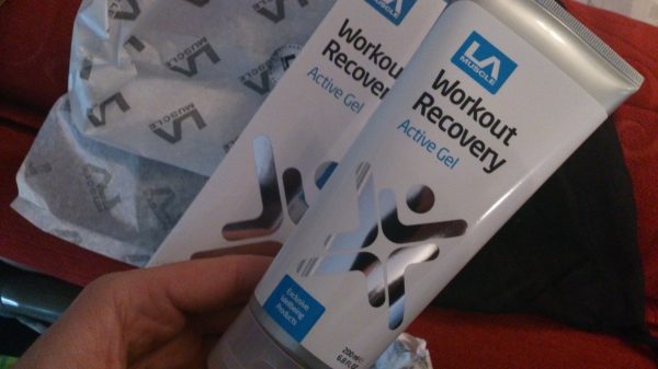 LA Muscle Workout recovery Active Gel review LA Muscle tube - Adventure 52 magazine