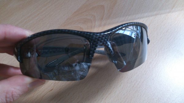 Carbon fibre effect Dunlop sunglasses - Adventure 52 magazine