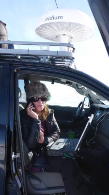 Expedition Manager in comms truck..