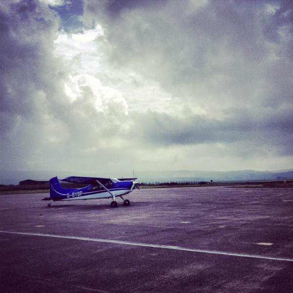 2 - Forbidding skies upon arrival to Campbeltown