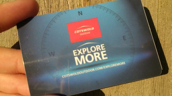 Cotswold Outdoor Explore card